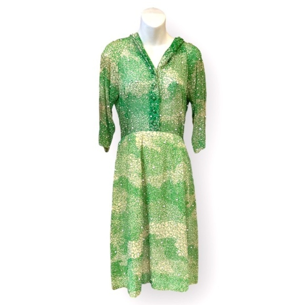 Vintage Late 60s/Early 70s Pauline Trigère Sequin Dress